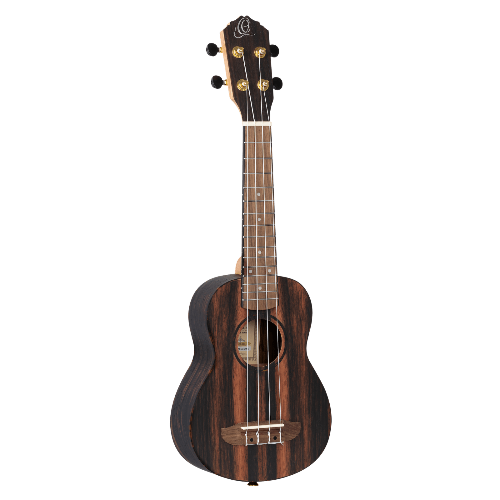 Timber Series Soprano Ukulele - Natural Ebony Acoustic with Gig Bag - Timber Series Ukukele