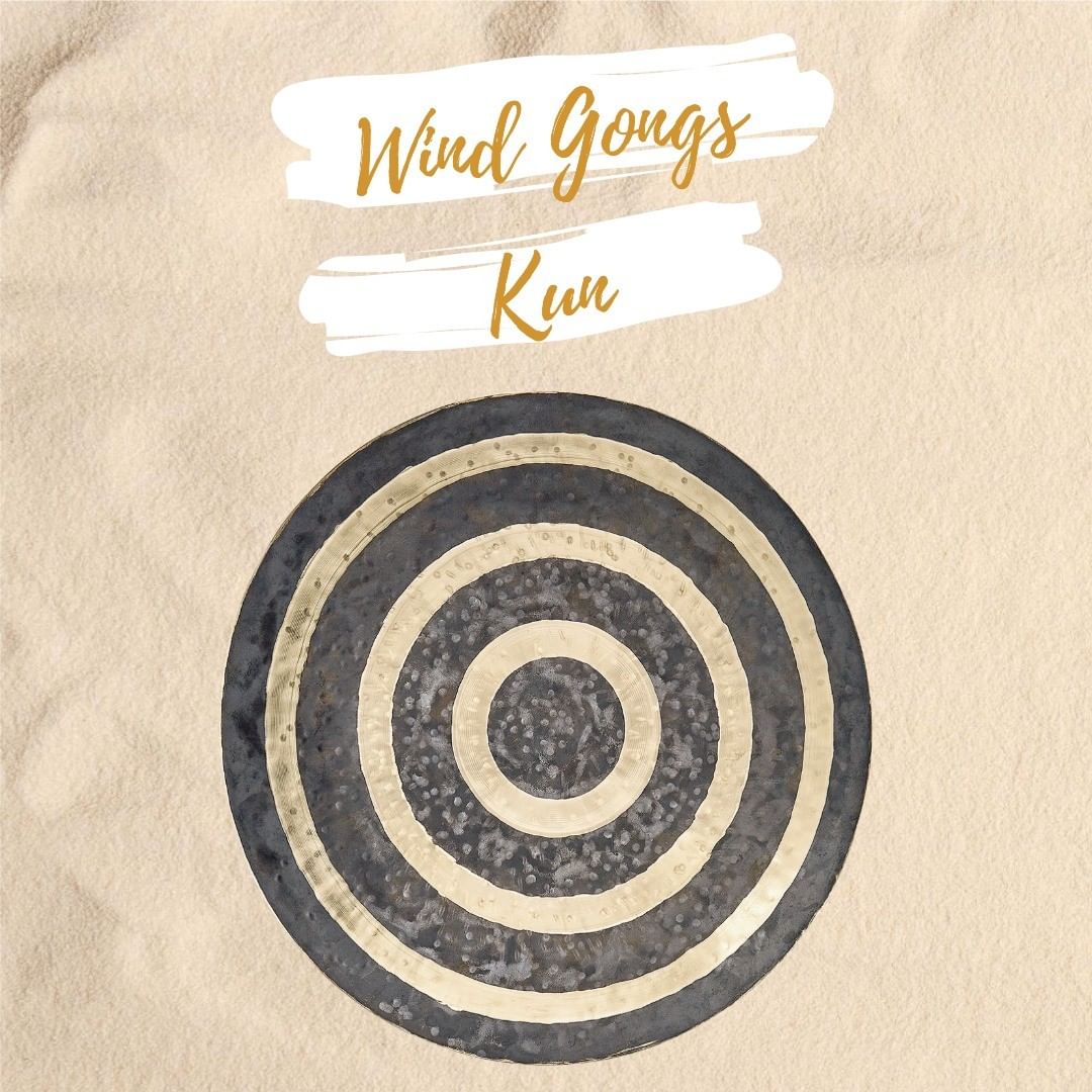 22" Spiral Gong - Kun Earth - Wind Gong Kun