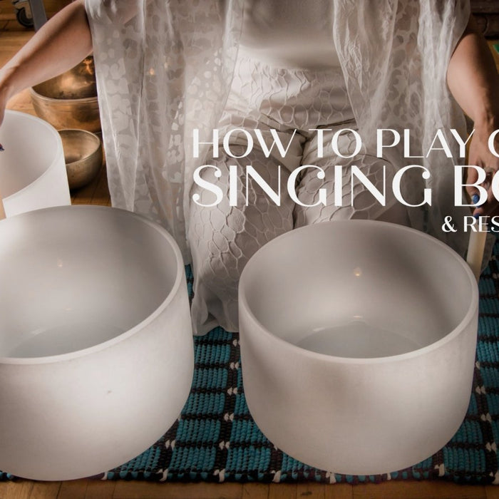 How to Play Crystal Singing Bowls - Must Know Notes Combinations - Sound Healing LAB