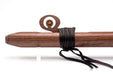 432 Hz Solar Plexus Chakra 1 - Inch Bore Bass Walnut Flute, Note E - Native American Flute