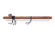 432 Hz Solar Plexus Chakra 1 - Inch Bore Bass Walnut Flute, Note E - Native American Flute