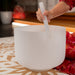 440 Hz 12" Crystal Singing Bowl Note G3 - Throat Chakra - 440 Hz Pure Crystal Singing Bowl