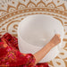 440 Hz 16" Crystal Singing Bowls Note D3 - 440 Hz Pure Crystal Singing Bowl