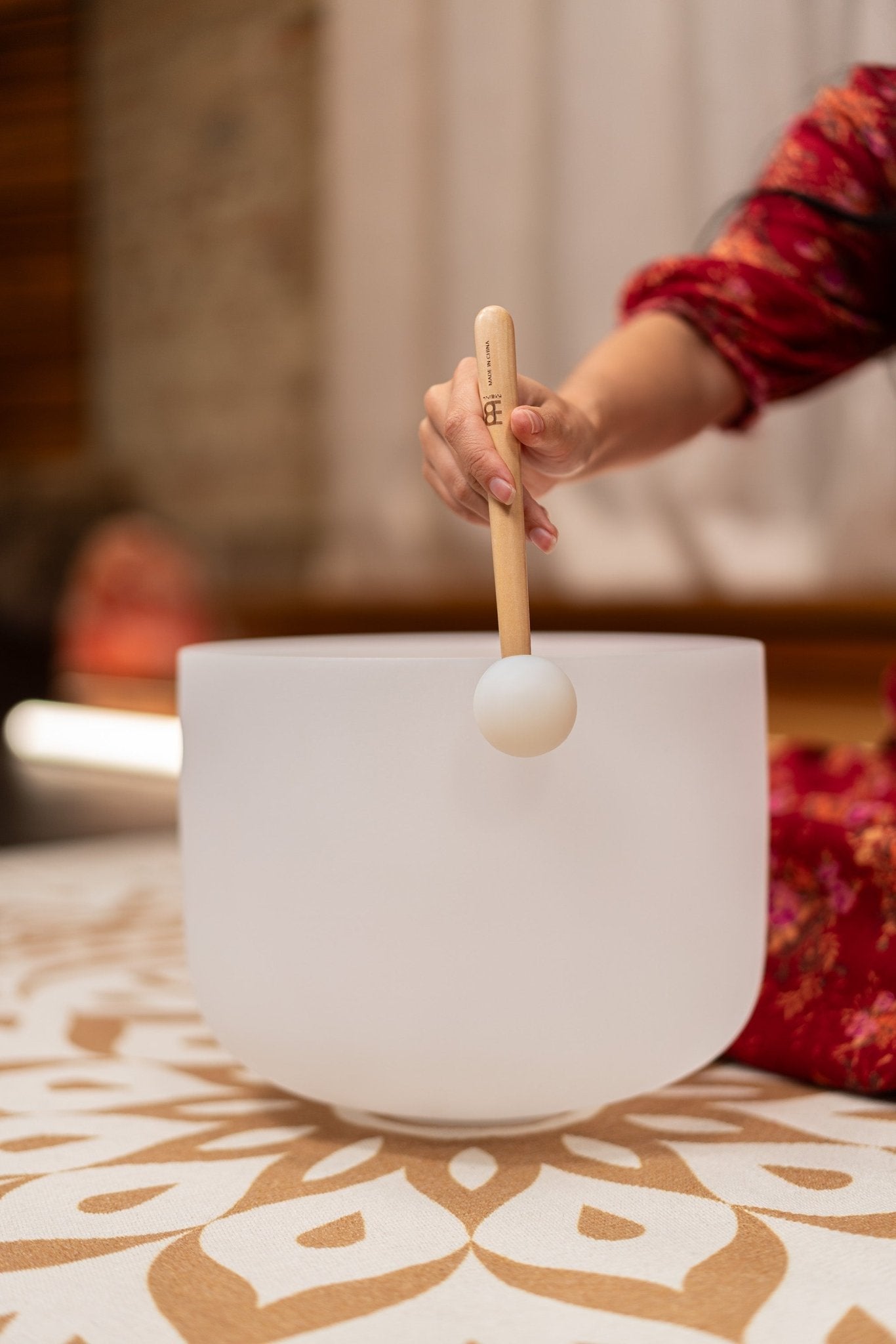 Crystal Singing Bowl Soft-Strike Mallet - Crystal Singing Bowl Accessory Mallet