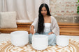 432 Hz Crystal Singing Bowls 9” A, 11” F, 13” D - Harmony Set - Crystal Singing Bowl Set