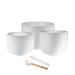 432 Hz Crystal Singing Bowls 9” A, 11” F, 13” D - Harmony Set - Crystal Singing Bowl Set