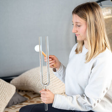 17.7” Quartz Crystal Tuning Fork Deep Note C3 / 130.81 Hz - Crystal Tuning Forks