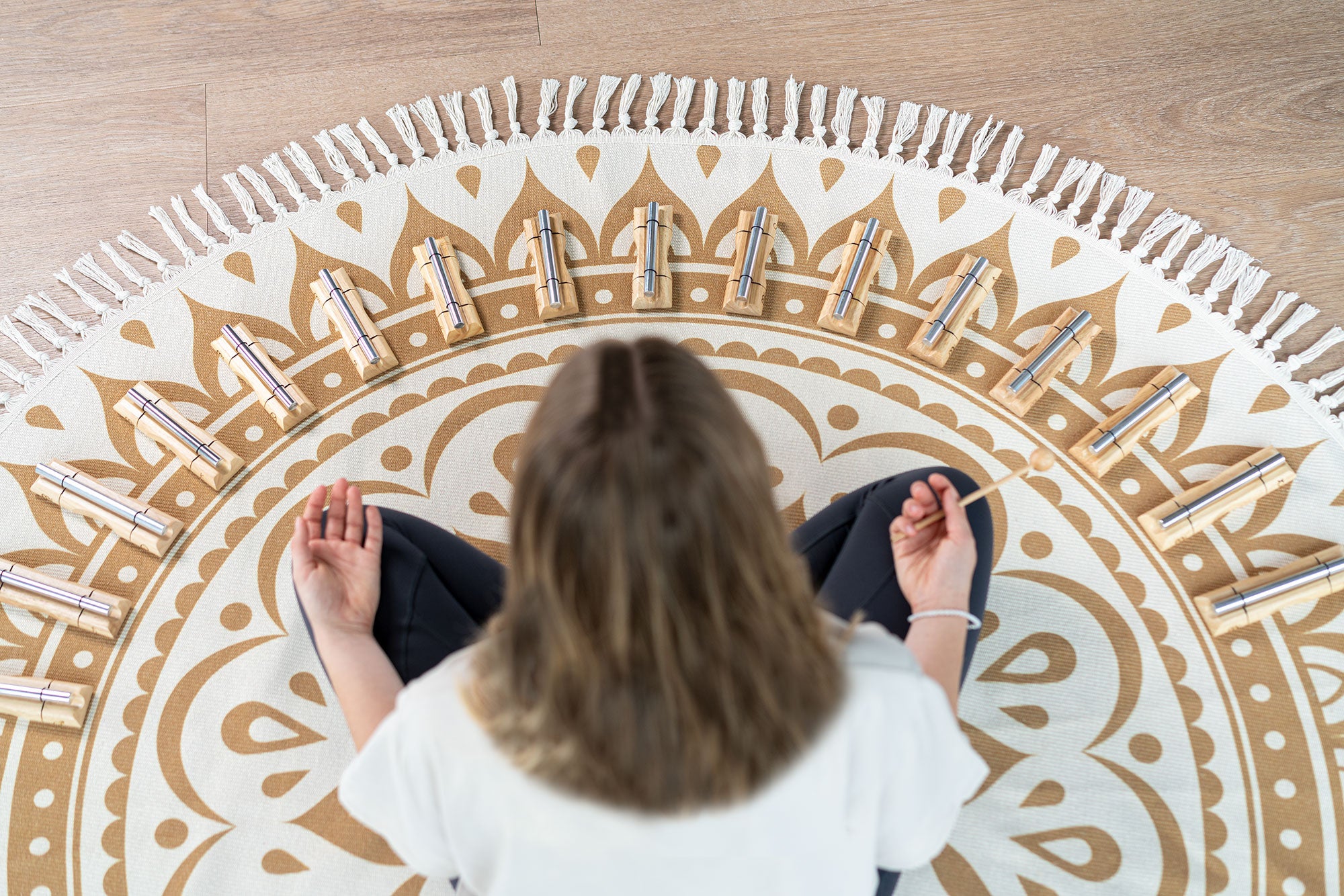 16 Energy Chimes Complete Planetary Set - Planetary Tuned Energy Chime Set