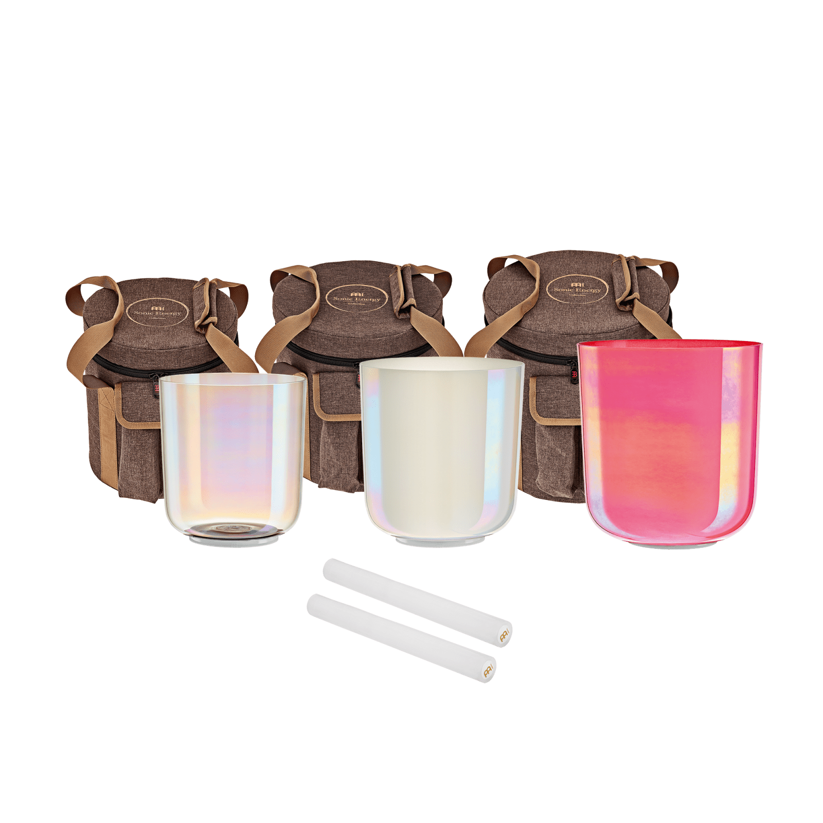 Three Essence Crystal Singing Bowl Set Notes: E4 B3 G3 - Essence Crystal Singing Bowls