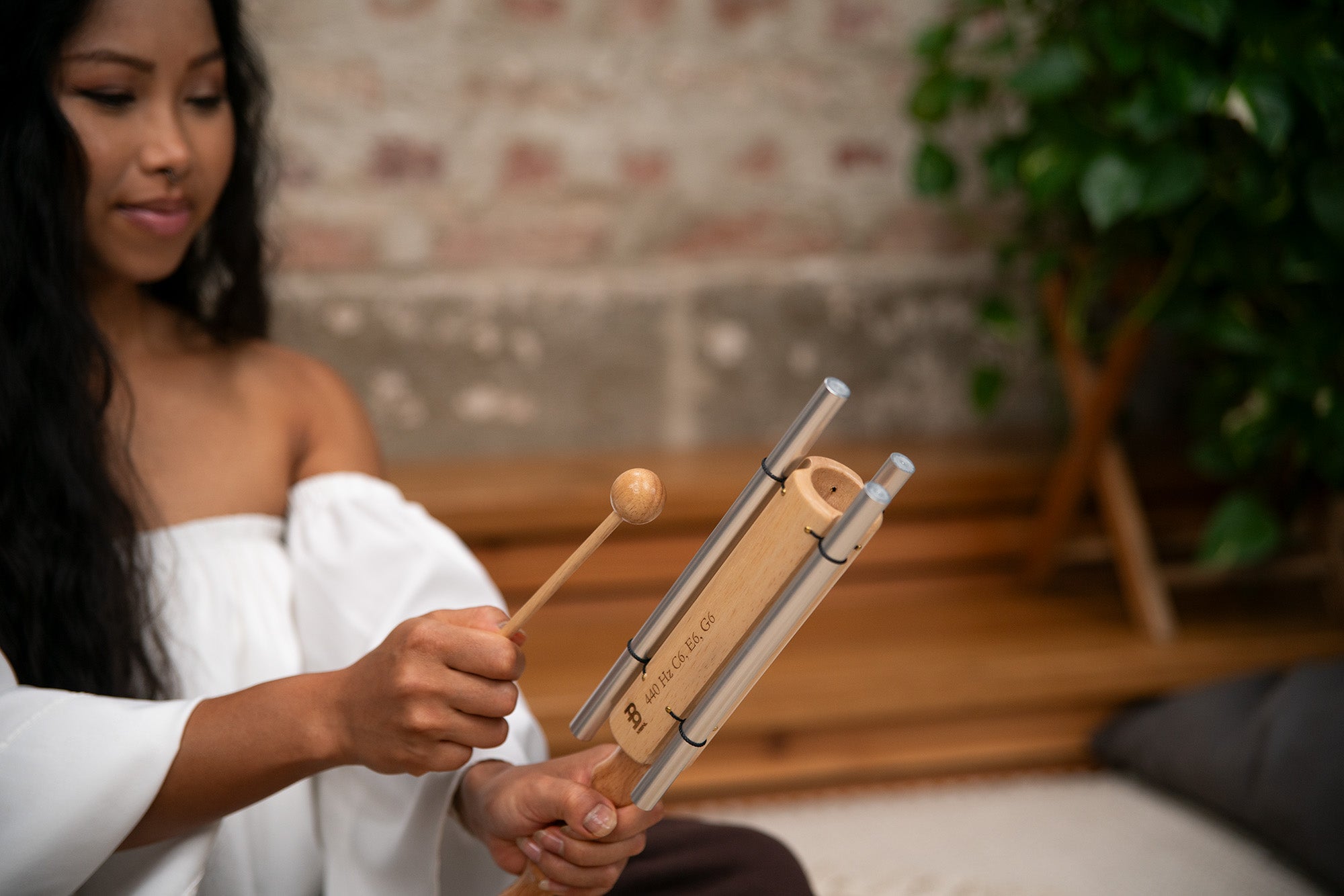 440 Hz Three Tone Energy Chime - Major Triad: C6, E6, G6 - Three Tone Energy Chime