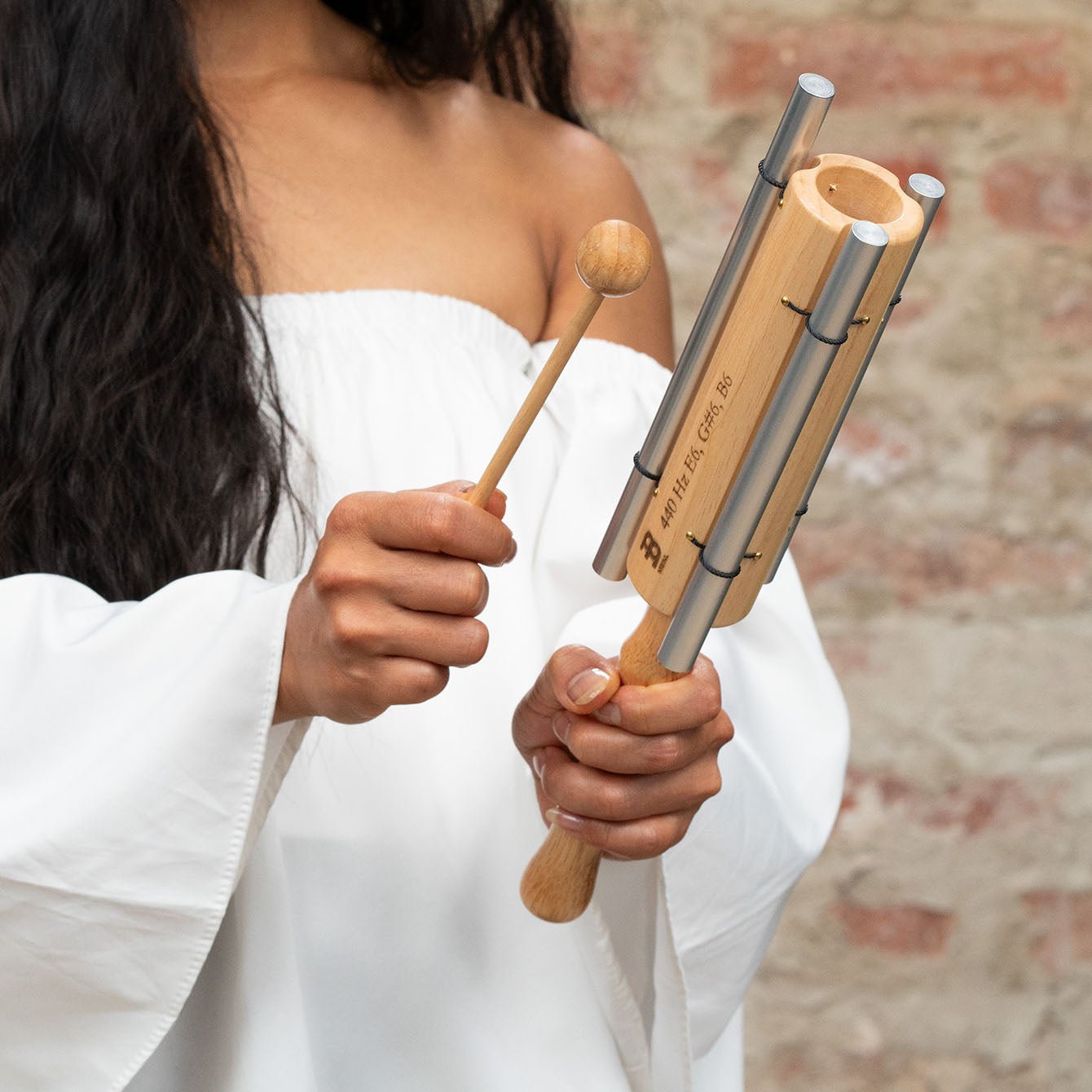 440 Hz Three Tone Energy Chime - Major Triad: E6, G6, B6 - Three Tone Energy Chime