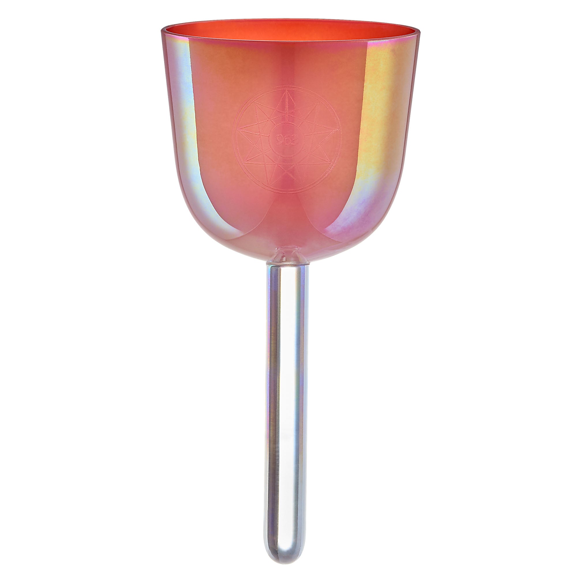 963 Hz Essence Solfeggio 3.25" Crystal Singing Bowl, B5 - Coral Reef - Essence Solfeggio Crystal Singing Bowl