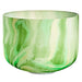 432 Hz 10" Green Marble Crystal Singing Bowl, Note F4 Heart Chakra - 432 Hz Marble Crystal Singing Bowl