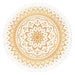 Mandala Meditation & Sound Bath Rug - 6.5 feet / 200 cm - Meditation & Sound Bath Rug