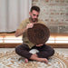 Rain Disk - Ocean Sound / Fibonacci - Inspired Carving - Rainmaker