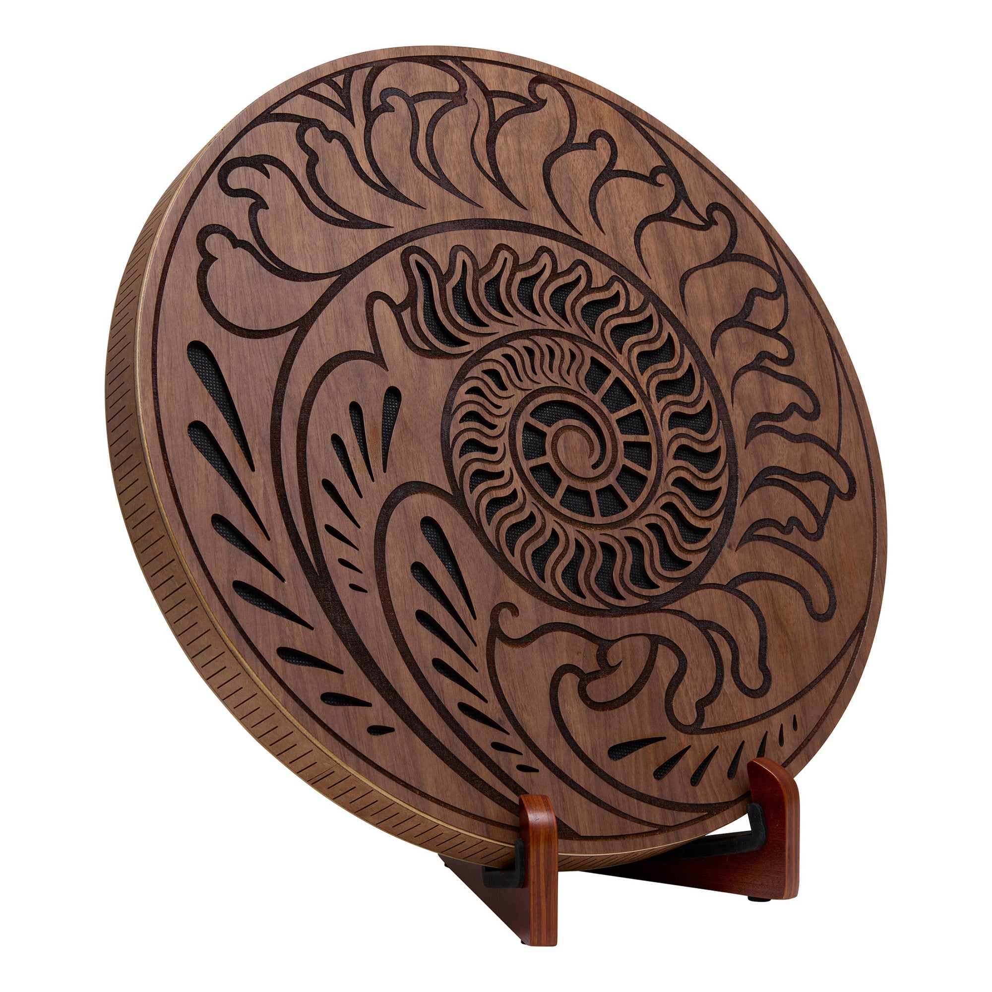 Rain Disk - Ocean Sound / Fibonacci - Inspired Carving - Rainmaker