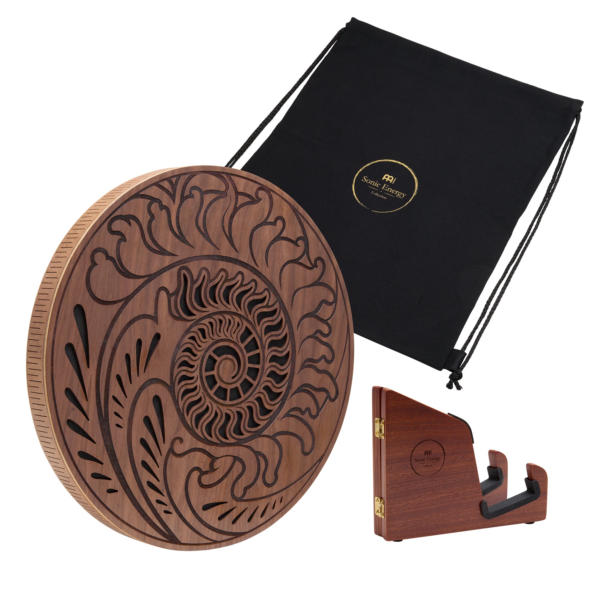 Rain Disk - Ocean Sound / Fibonacci - Inspired Carving - Rainmaker