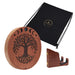 Rain Disk - Ocean Sound / Moon Phases & Tree of Life Carving - Rainmaker