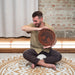 Rain Disk - Ocean Sound / Moon Phases & Tree of Life Carving - Rainmaker