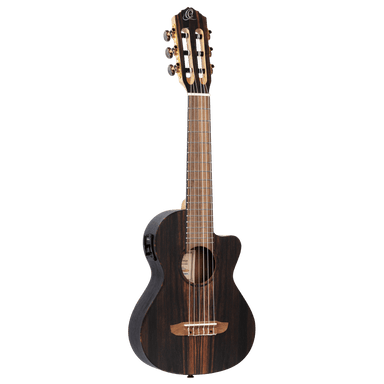 Timber Series Mini - Travel Guitar - Ebony Natural Acoustic Electric - Mini - Travel Guitar