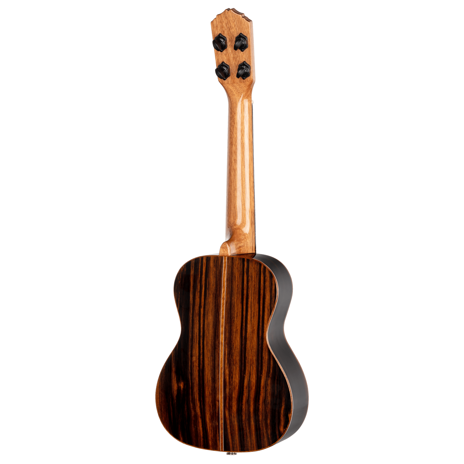 Elite Series Concert Ukulele - Solid Natural Ebony Acoustic with Gig Bag - Elite Series Ukulele