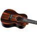 Elite Series Concert Ukulele - Solid Natural Ebony Acoustic with Gig Bag - Elite Series Ukulele