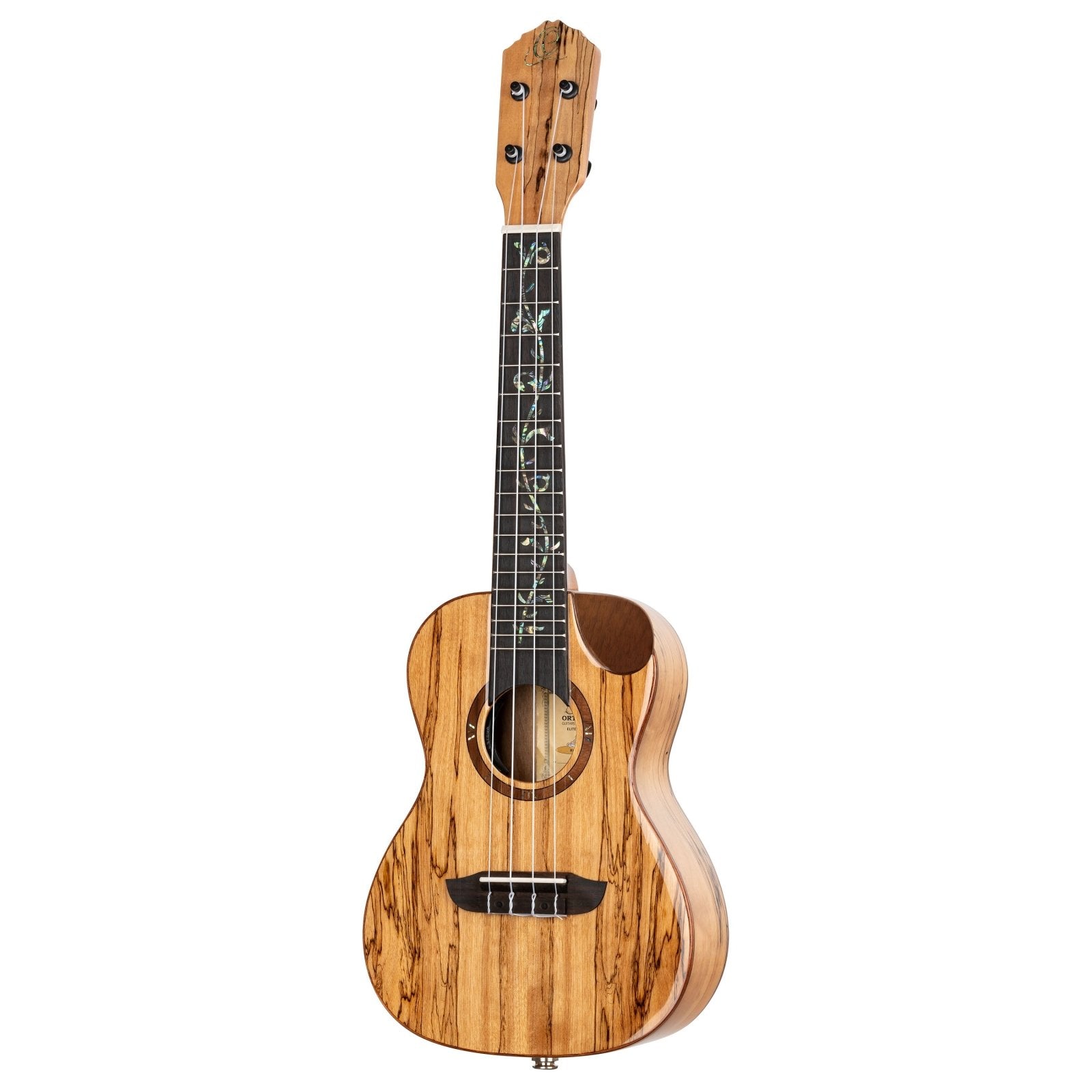 Elite Series Concert Ukulele - Natural Spalted Maple with Gig Bag - Elite Series Ukulele