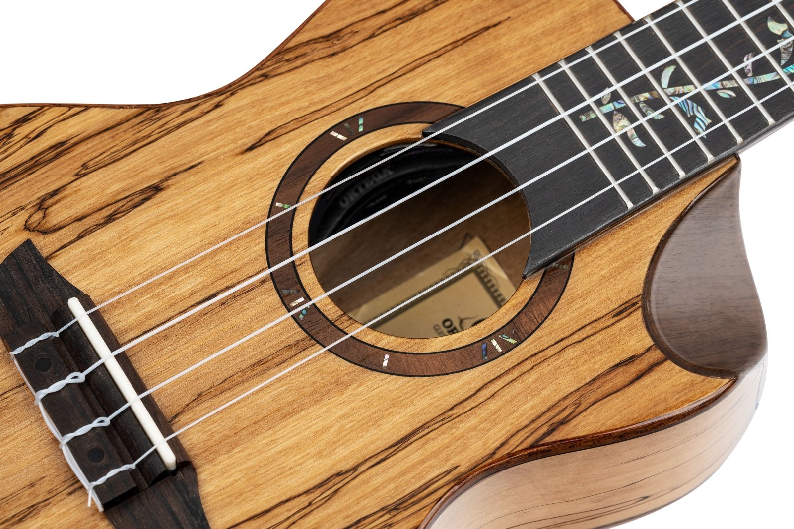 Elite Series Concert Ukulele - Natural Spalted Maple with Gig Bag - Elite Series Ukulele