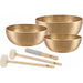 Energy Therapy Metal Singing Bowls Large Set (9", 10.2", 11.4") - Sonic Energy Series Singing Bowl Set