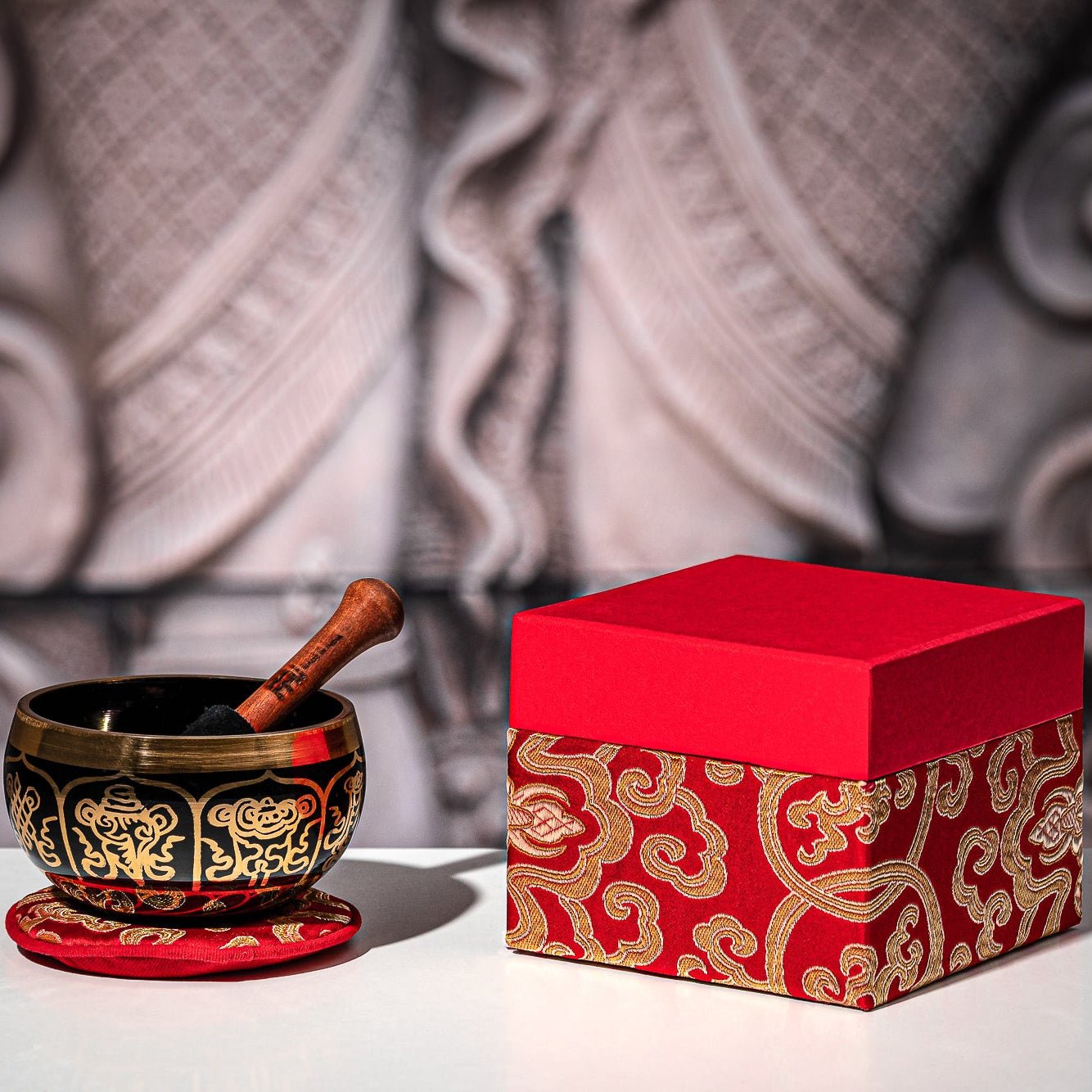 Ornamental Singing Bowl 3.74″ / 300 g - Ornamental Singing Bowl