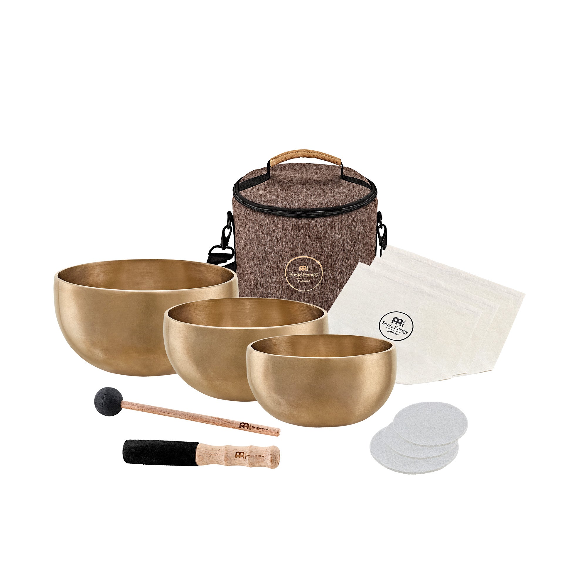 3 - piece Yoga Nidra Singing Bowl Set - Yoga Nidra Singing Bowl Set