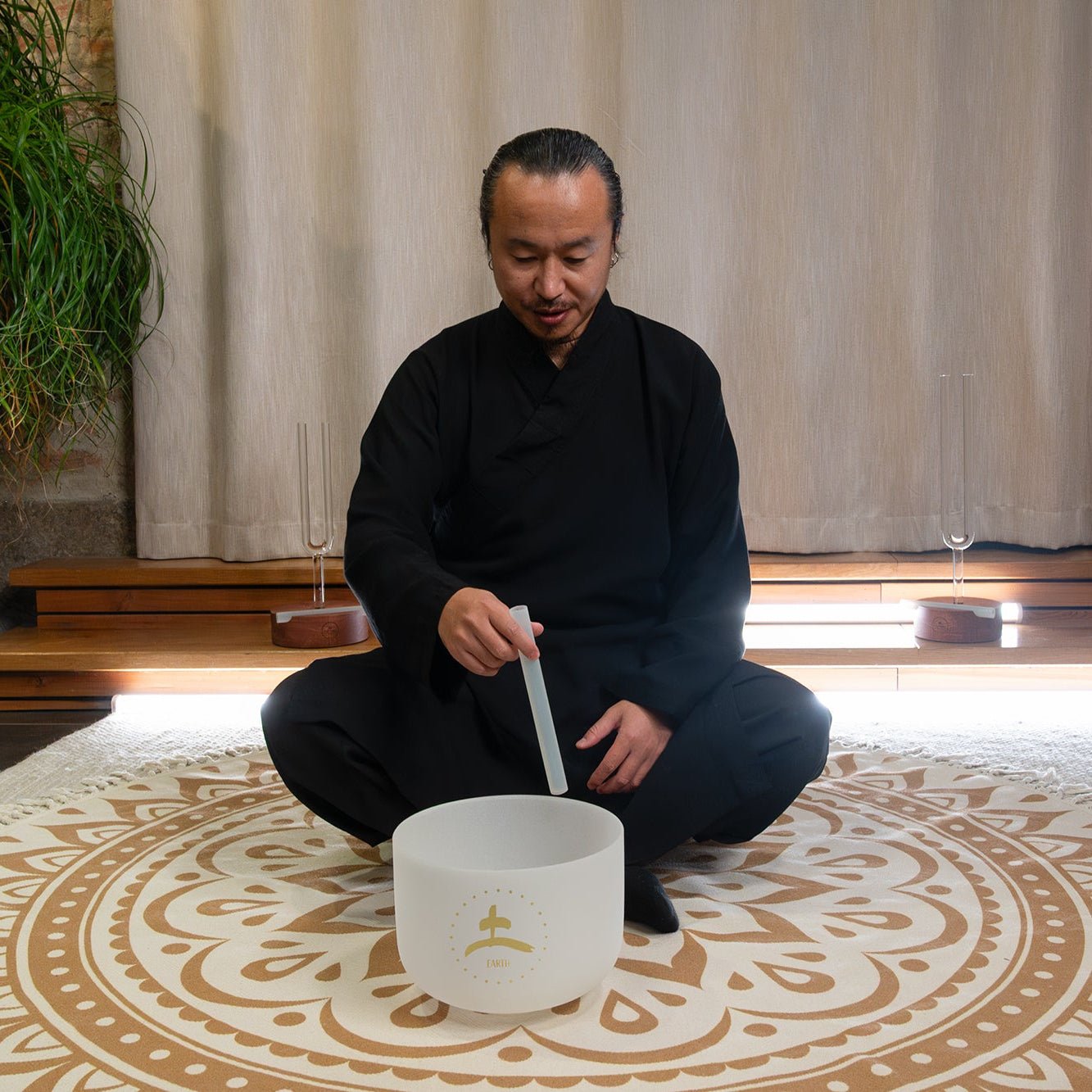10" TCM Crystal Singing Bowl Earth - 256 Hz / C4 - TCM Crystal Singing Bowl