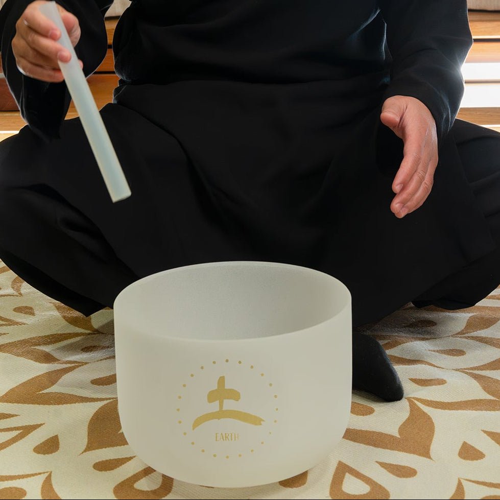 10" TCM Crystal Singing Bowl Earth - 256 Hz / C4 - TCM Crystal Singing Bowl