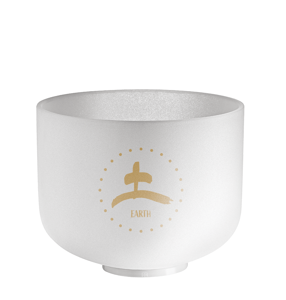 10" TCM Crystal Singing Bowl Earth - 256 Hz / C4 - TCM Crystal Singing Bowl