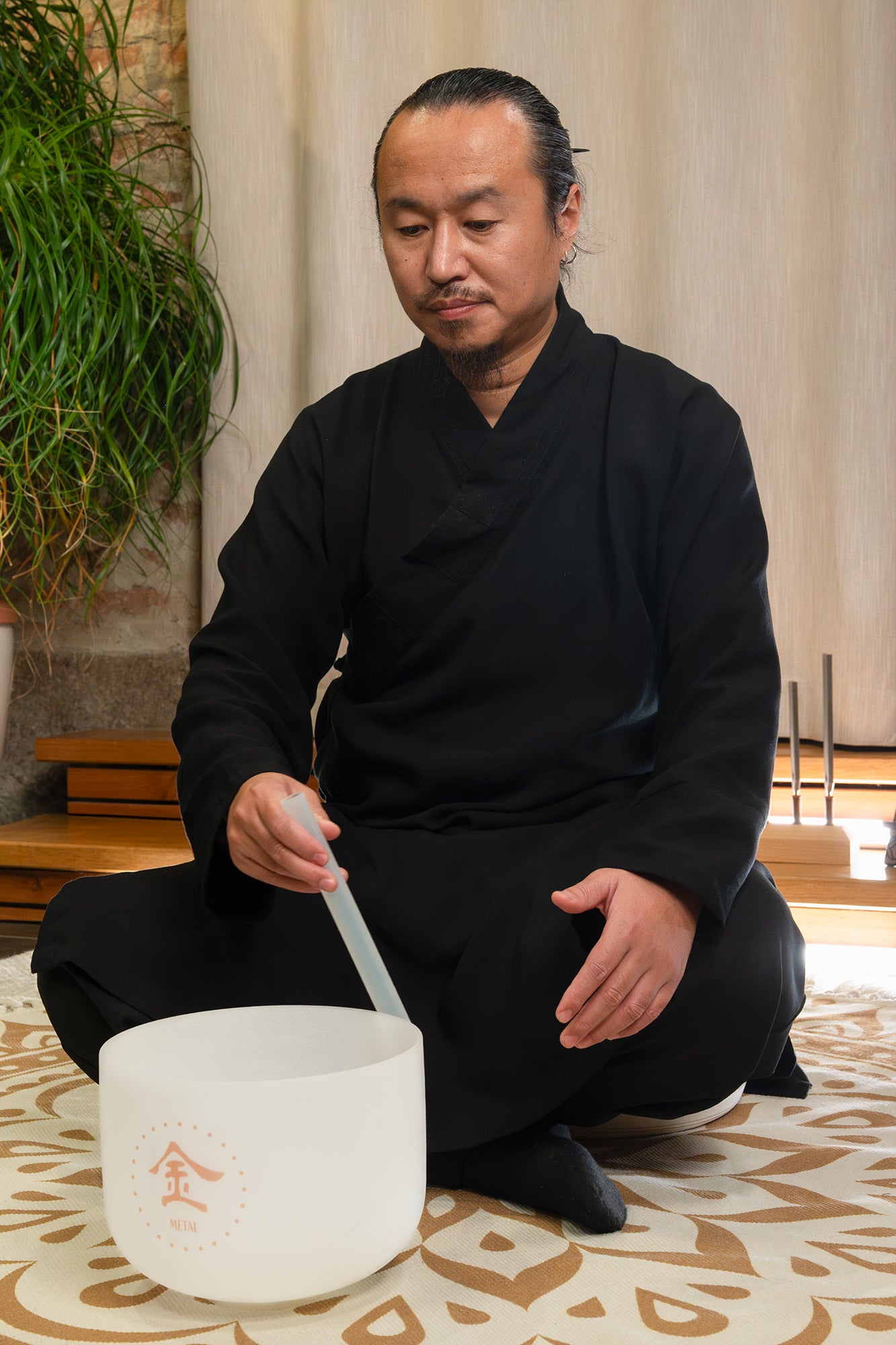 10" TCM Crystal Singing Bowl Metal - 288 Hz / D4 - TCM Crystal Singing Bowl