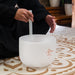 10" TCM Crystal Singing Bowl Metal - 288 Hz / D4 - TCM Crystal Singing Bowl