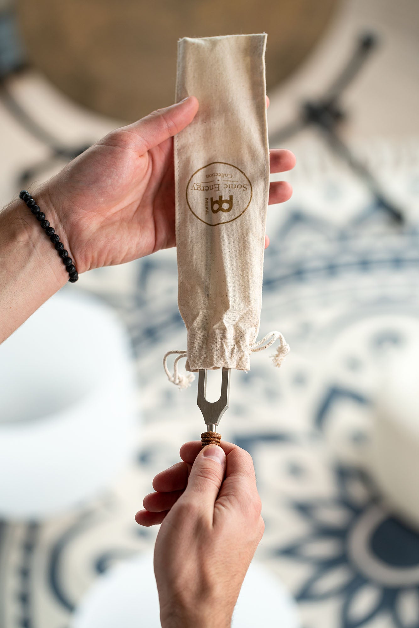 Pro 7 Chakra Healing Steel Tuning Fork Set - Weighted - Weighted Tuning Fork Set