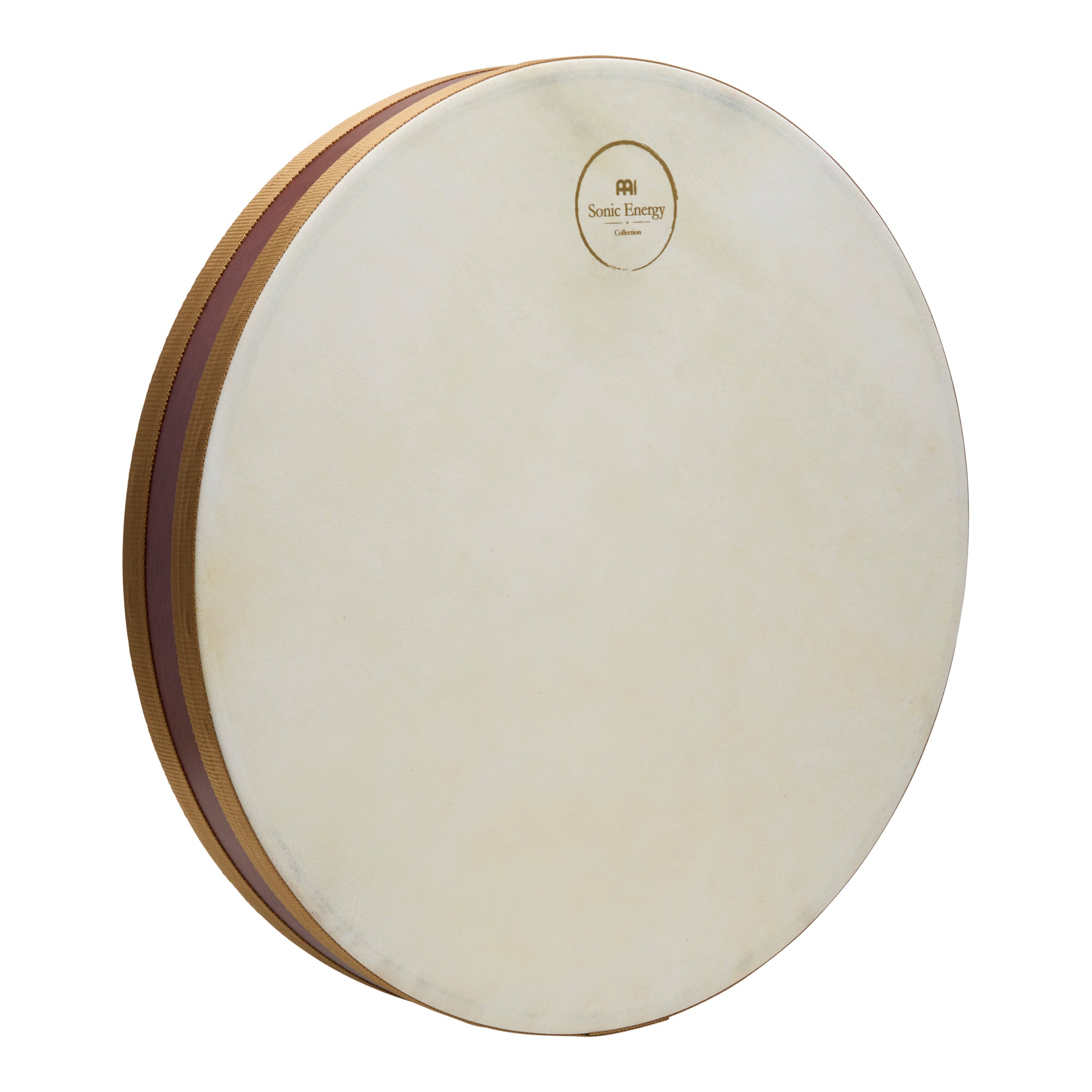 Flower of Life Ocean Wave Drum - Double Goat Head