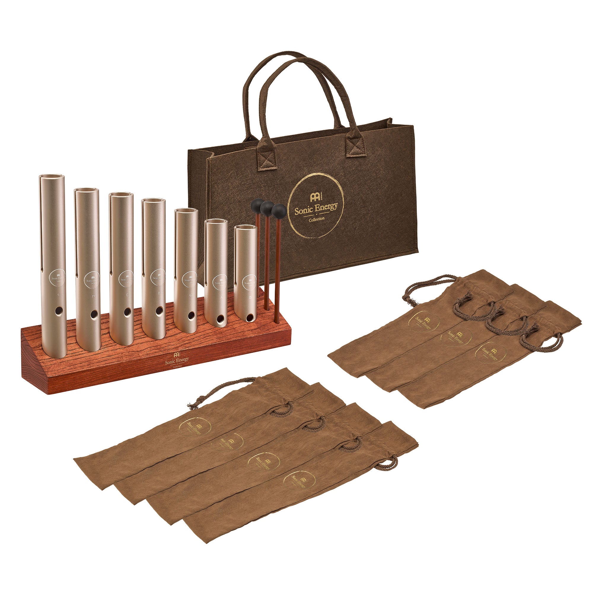 432 Hz 7 - piece Wah - Wah Tube Chakra Set - Wah - Wah Tube Set