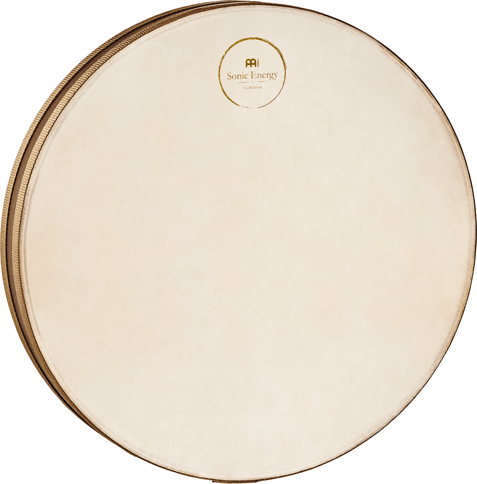 16" Flower of Life Ocean Wave Drum - Double Goat Head - Wave Drum