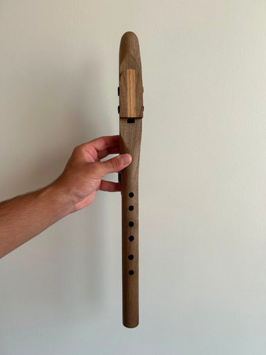 432 Hz Walnut Flute A - Third Eye Chakra - Native American-Style Flute