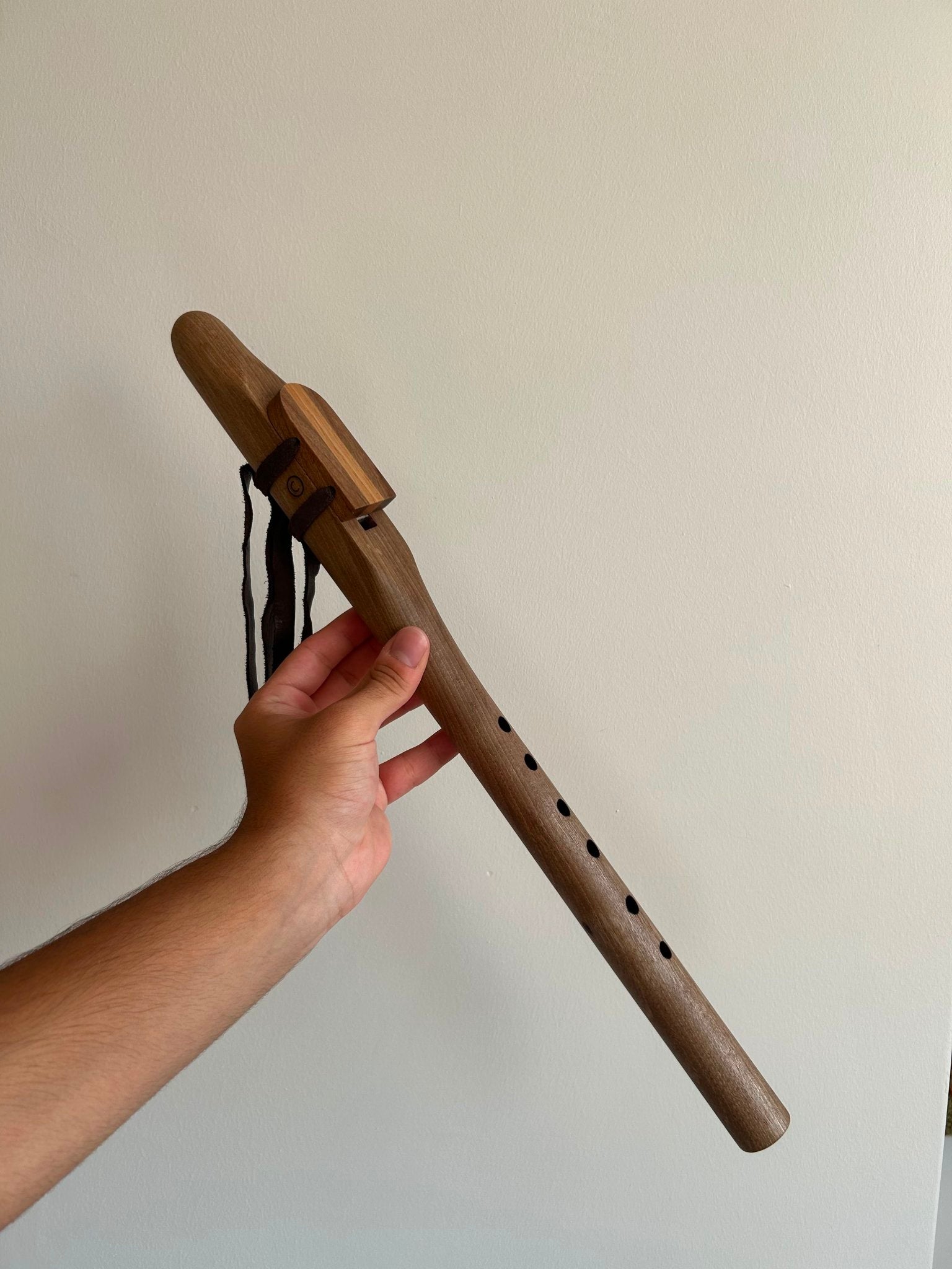 432 Hz Walnut Flute A - Third Eye Chakra - Native American-Style Flute