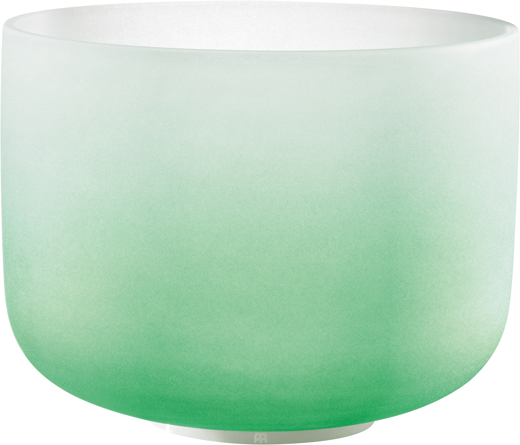 440 Hz 11" Heart Chakra Crystal Singing Bowl Note F Green Color