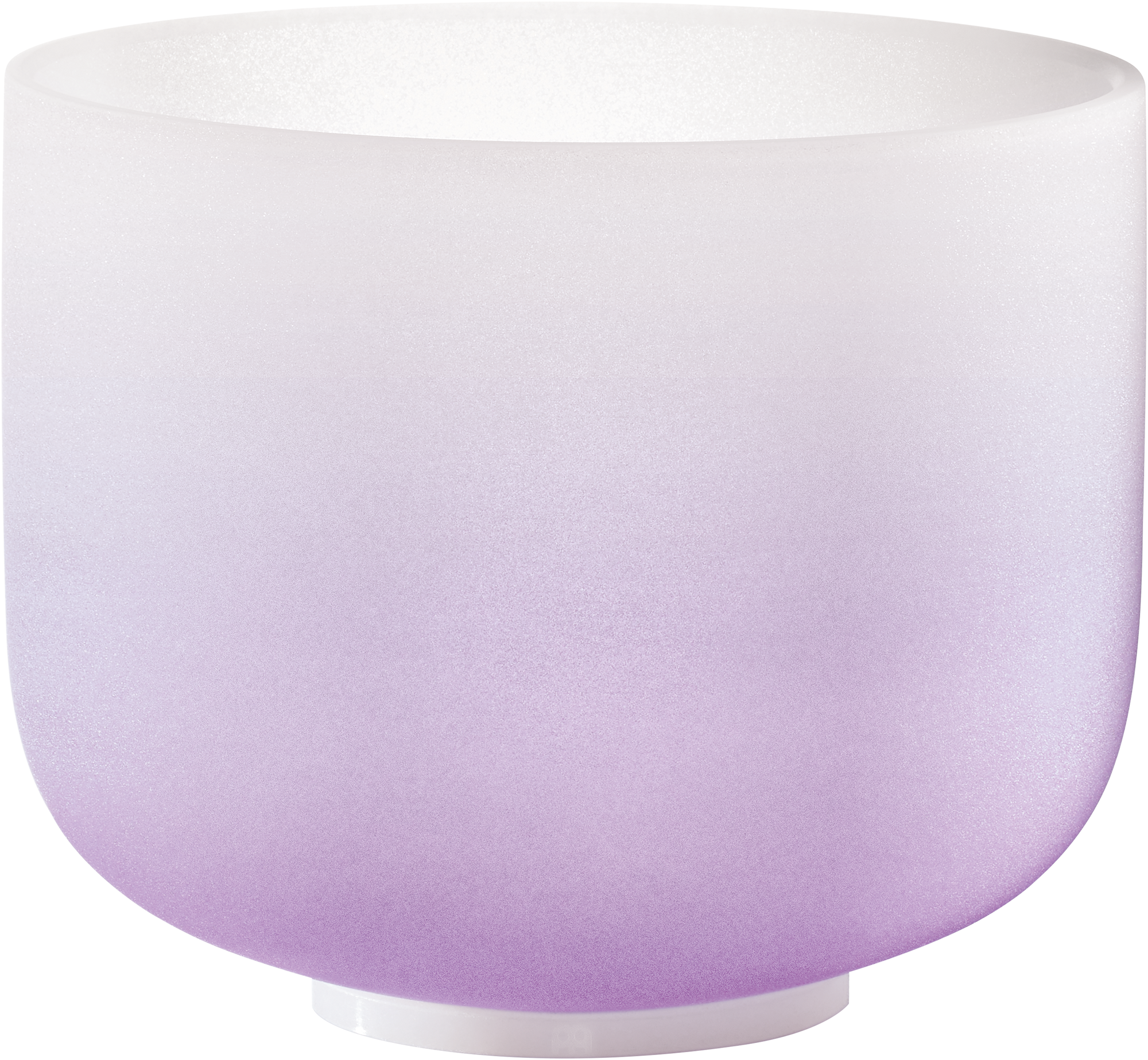 440 Hz 8" Crown Chakra Crystal Singing Bowl Note B Purple Color