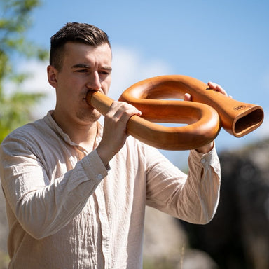 S-shaped Didgeridoo D - Sacral Chakra - S-Shaped Didgeridoo