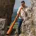Dual Didgeridoo Natural D - Sacral Chakra - Sliced Pro Didgeridoo