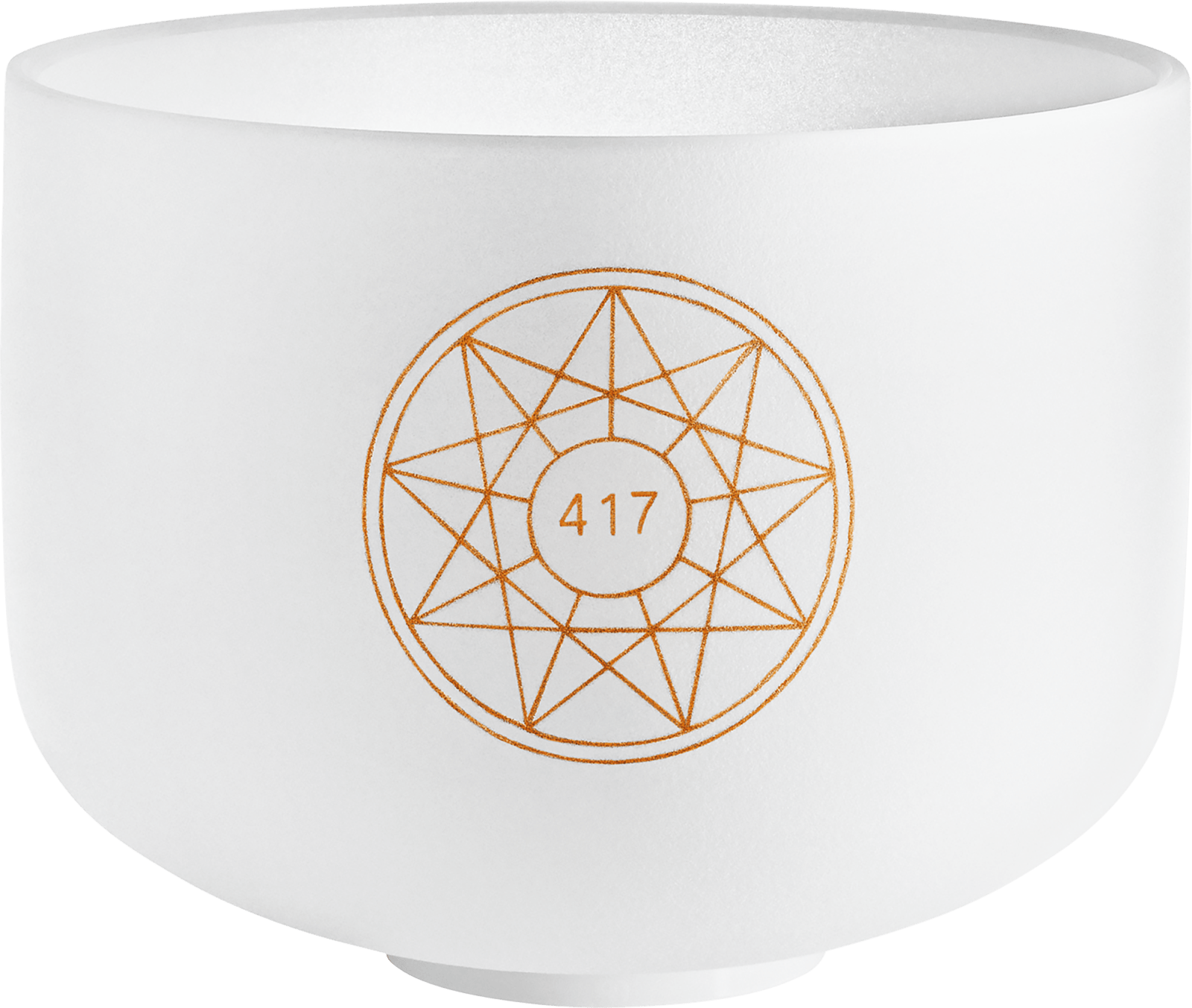 417 Hz Solfeggio 10" Crystal Singing Bowl (Re) - Change and Healing - Solfeggio Crystal Singing Bowls