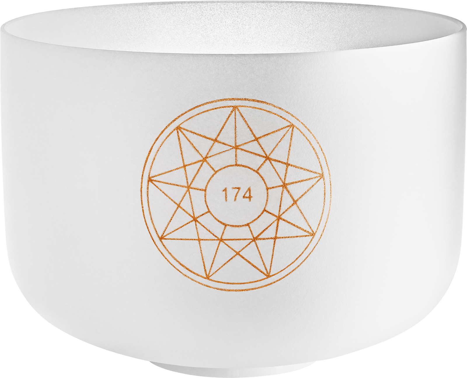 174 Hz Solfeggio 12" Crystal Singing Bowl (Earth Tone) - Pain & Stress Relief - Crystal Singing Bowls