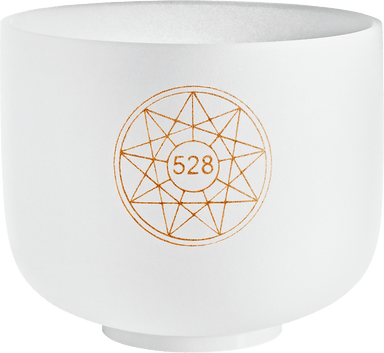 528 Hz Solfeggio 8" Crystal Singing Bowl (Mi) - Miracles and DNA Repair - Solfeggio Crystal Singing Bowls