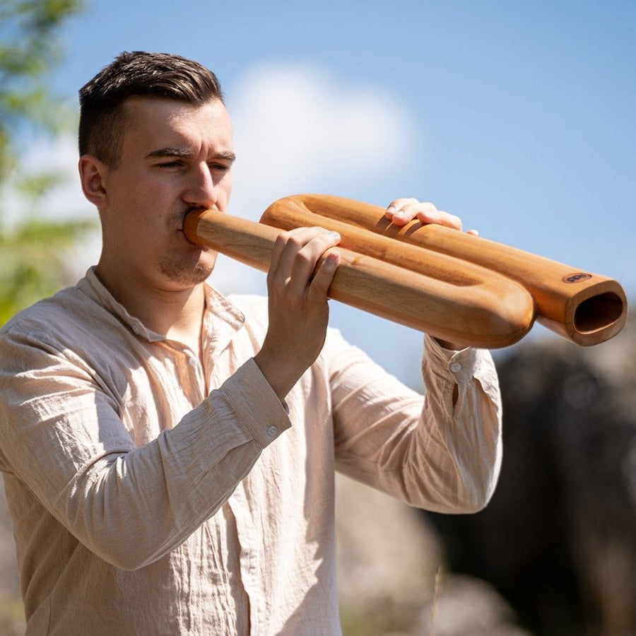 Z-shaped Didgeridoo Tuning C - Root Chakra - Z-Shaped Didgeridoo